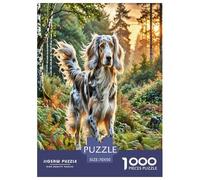 1000 Pieces Irish Wolfhound Jigsaw Puzzles for Adults Challenging Game Jigsaw Puzzle Home Decoration for The Whole for Women, Gifts for Men 70x50cm/1000pcs