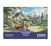 1000 Pieces Irish Wolfhound Jigsaw Puzzles for Adults Educational Games Jigsaw Puzzle Home Decoration for Adults Gifts 70x50cm/1000pcs