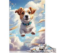 1000 Pieces 'Jack Russell Terrier Jigsaw Puzzle Puzzle for Adults And Teenager For Family Fun & Game Night 1000pcs (75x50cm)