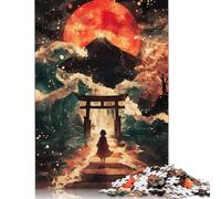 1000 Pieces Japanese Dream Landscape Jigsaw Puzzles Difficulty Jigsaw Puzzles Education Games Toys 1000pcs (38x26cm)