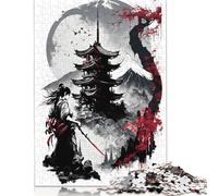 1000 Pieces Japanese Ink Wash 01 Jigsaw Puzzles Difficulty Jigsaw Puzzles Education Games Toys 1000pcs (75x50cm)