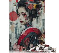 1000 Pieces Japanese Oiran I Jigsaw Puzzles Adults Difficulty Jigsaw Puzzles Education Toys Games 1000pcs (75x50cm)