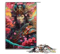 1000 Pieces Japanese Sakura Warriors Adult Jigsaw Puzzles Family Fun Jigsaws Family Game Stress Reliever Difficult Challenge Puzzle 1000PCS(38x26cm)