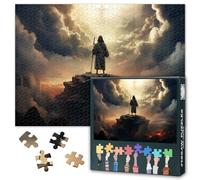 1000 Pieces Jesus Christ Jigsaw Puzzles for Adults Jesus Christ in Heavenly Glory Puzzles for Adults Decompression Challenging Jigsaws as Gift for Family Friends 27.5"X19.7"