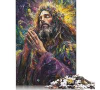 1000 Pieces 'Jesus Prayer' Poster, Picture, Metal Print, Paint by Tollaru Jigsaw Puzzles for Adults Intellectual Game Jigsaw Puzzle Toys for Kids 1000pcs (75x50cm)