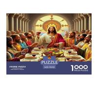 1000 Pieces Jesus - Religion Jigsaw Puzzles for Adults Challenging Game Jigsaw Puzzle Home Decoration for Adults Gifts 70x50cm/1000pcs
