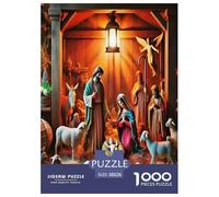 1000 Pieces Jesus - Religion Jigsaw Puzzles for Adults Educational Games Jigsaw Puzzle Home Decors for The Whole for Women, Gifts for Men 38x26cm/1000pcs