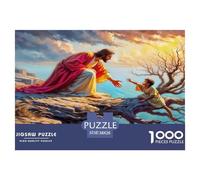 1000 Pieces Jesus - Religion Jigsaw Puzzles for Adults Family Challenge Toys Jigsaw Puzzle Home Decors for The Whole for Women, Gifts for Men 38x26cm/1000pcs