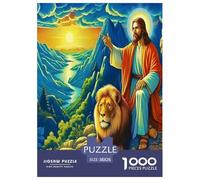 1000 Pieces Jesus - Religion Jigsaw Puzzles for Adults Family Challenge Toys Jigsaw Puzzle Home Decors for The Whole for Women, Gifts for Men 38x26cm/1000pcs