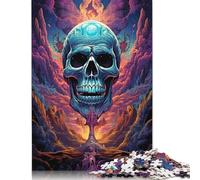 1000 Pieces Jigsaw Colorful Psychedelic Hell Demon Jigsaw Educational Game Toy Family Decoration Adults Challenging 1000pcs (75x50cm)