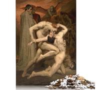 1000 Pieces Jigsaw Dante And Virgil Jigsaw Educational Game Toy Family Decoration Adults Challenging (75x50cm)
