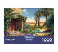 1000 Pieces Jigsaw - Desert Oasis Educational Games Jigsaw Puzzles Home Decoration Puzzle Great Gift for Adults 70x50cm/1000pcs