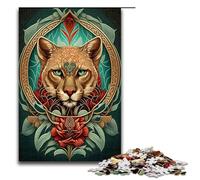 1000 Pieces Jigsaw for Adults Cougar Mysticism Puzzle Family Entertainment Toys Unique Home Decor And Gifts 75x50cm