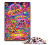 1000 Pieces Jigsaw for Adults Psychedelic Colourful Monsters Puzzle Family Entertainment Toys Unique Home Decor And Gifts 1000 PCS