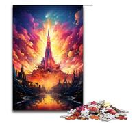1000 Pieces Jigsaw for Adults The Colorful Psychedelia of Space Shuttle Dawn Puzzle Family Entertainment Toys Unique Home Decor And Gifts 75x50cm