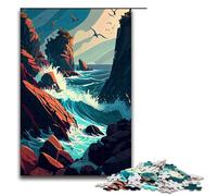 1000 Pieces Jigsaw for Adults Wild Nature Ocean Waves Puzzle Family Entertainment Toys Unique Home Decor And Gifts 75x50cm