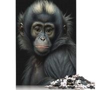 1000 Pieces Jigsaw Little Cute Ape Jigsaw Educational Game Toy Family Decoration Adults Challenging 1000pcs (75x50cm)