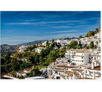1000 Pieces Jigsaw Puzzle Charming Little White Village of Mijas for Adults Kids Hobby Home Decoration DIY 38x26CM
