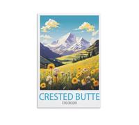 1000 pieces jigsaw puzzle Crested Butte Colorado Jigsaw Puzzles for Adults and Kids 1000 Piece Educational Games Colorful Puzzles for Home Decoration 50x70cm