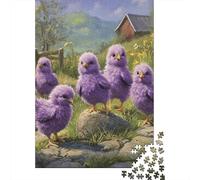 1000 Pieces Jigsaw Puzzle Cute Chick Jigsaw Puzzles for Adults Paperboard Puzzles Challenging Game 1000pcs (38x26cm)