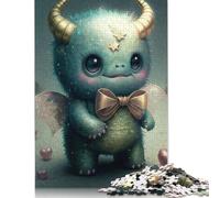 1000 Pieces Jigsaw Puzzle Cute Monsters Jigsaw Puzzles for Adults Wooden Puzzles Home Decor Birthday Present 1000pcs (75x50cm)