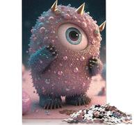 1000 Pieces Jigsaw Puzzle Cute Monsters Jigsaw Puzzles for Adults Wooden Puzzles Home Decor Birthday Present 1000pcs (75x50cm)