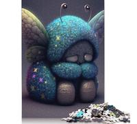 1000 Pieces Jigsaw Puzzle Cute Monsters Jigsaw Puzzles for Adults Wooden Puzzles Home Decor Birthday Present 1000pcs (75x50cm)