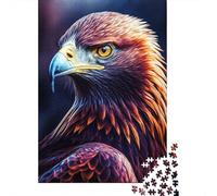 1000 Pieces Jigsaw Puzzle Eagle 1 Square Puzzle for for Adults Children, Wooden Puzzle Game 1000pcs (75x50cm)