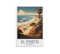 1000 pieces jigsaw puzzle El Porto California Jigsaw Puzzles for Adults and Kids 1000 Piece Educational Games Colorful Puzzles for Home Decoration 26x38cm