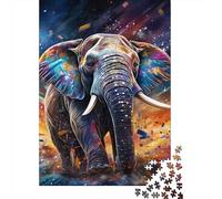 1000 Pieces Jigsaw Puzzle Elephant Jigsaw Puzzles for Adults Paper Board Puzzles Challenging Game 1000pcs (38x26cm)