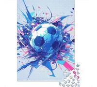 1000 Pieces Jigsaw Puzzle Football Jigsaw Puzzles for Adults Paper Board Puzzles Challenging Game 1000pcs (38x26cm)