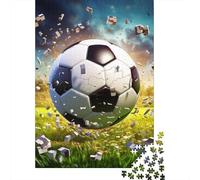 1000 Pieces Jigsaw Puzzle Football Jigsaw Puzzles for Adults Paper Board Puzzles Challenging Game 1000pcs (38x26cm)