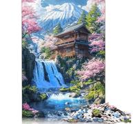 1000 Pieces Jigsaw Puzzle for Adults 1000 Piece Jigsaw Mount Fujis Peaceful Retreat Jigsaw Puzzles Wooden Puzzle for Adults And Teenagers 1000pcs (75x50cm)