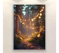 1000 Pieces Jigsaw Puzzle for Adults and Teens Magic Forest Plant Dark Academy Interesting Parent-Childs Family Entertainment Leisure Fun Interactive Wooden