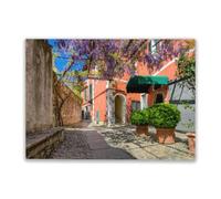 1000 Pieces Jigsaw Puzzle for Adults and Teens Narrow Street and Colorful Houses on Isola Dei Pescatori in Italy. Family Fun and Casual Beginner Puzzles Educational