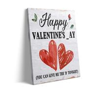 1000 Pieces Jigsaw Puzzle for Adults and Teens Valentine's Day Fun Romantic Style Love Style Design with Red Hearts and Roses Valentine's Day Couple Gift