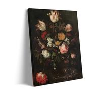 1000 Pieces Jigsaw Puzzle for Adults and Teens Vintage Tulips Flowers Still Life Flowers