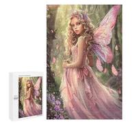 1000 Pieces Jigsaw Puzzle for Adults - Beautiful Butterfly Woman Inspirational Quote Jigsaw Puzzles for Family Activities Games Gift 26 * 38cm