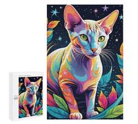 1000 Pieces Jigsaw Puzzle for Adults - Colorful Animals Puzzles Brittany Spaniel Home Life Inspirational Artwork Star Flower Print Funny Educational Puzzles,Toys for Boys and Girls 38 * 52cm