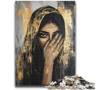 1000 Pieces Jigsaw Puzzle for Adults& Teens Abstract Painting Woman Challenging Game And Family Play A Work of Art for Age 14 50X75CM