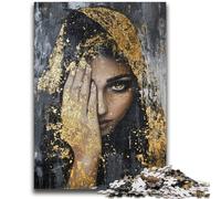 1000 Pieces Jigsaw Puzzle For Adults Teens Abstract Painting Woman Challenging To Complete But Fun And Humorous Unique Home Decor And Gifts 50x75cm