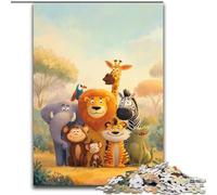 1000 Pieces Jigsaw Puzzle for Adults& Teens African Animal World, Elephant Toy Intellectual Game Birthday Present, Gifts, Wall Art for Ages 14+ (Size 26x38cm)