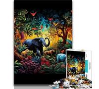 1000 Pieces Jigsaw Puzzle for Adults& Teens African Animals 1000 Piece Jigsaw,Fun Activity for Home, Rainy Days Toys, Birthday Gifts 75x50cm