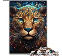 1000 Pieces Jigsaw Puzzle For Adults Teens African Leopard,Help The Brain Exercise Addictive Toys to Cultivate Patience Artists Collection,Fine Art 50x75cm