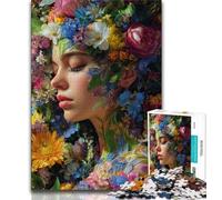 1000 Pieces Jigsaw Puzzle for Adults& Teens African Woman,Toys Educational Games Stress Relieving Unique Birthday And Gifts (38x26cm)
