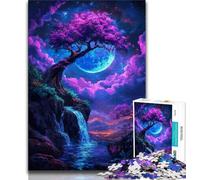 1000 Pieces Jigsaw Puzzle for Adults& Teens Alien Tree of Life Teenager Puzzles,Educational Games Home Decoration Suitable for Desktop Decoration (size 38x26cm)