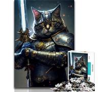 1000 Pieces Jigsaw Puzzle For Adults Teens Alliance Commander Cat Jigsaw,is Ideal As Gifts for The Whole Family Suitable for And 14 (size 75x50cm)