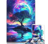 1000 Pieces Jigsaw Puzzle For Adults Teens Amazing Neon Fantasy Nature Teenager Puzzles,Educational Toy Funny Family Games Unique Home Decor 50x75cm