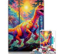 1000 Pieces Jigsaw Puzzle for Adults& Teens Ancient Dinosaurs 1000 Piece Puzzle,Challenging Family Activity Games DIY Toy for Home Wall Decor Gifts (size 75x50cm)