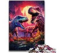 1000 Pieces Jigsaw Puzzle for Adults& Teens Ancient Dinosaurs Adult Puzzles,Family Game Stress Reliever Difficult Challenge Suitable for Couples (26x38cm)